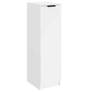 vidaXL Botn&iacute;k biely 30x35x100 cm spracovan&eacute; drevo