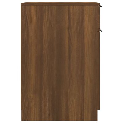 vidaXL Kancelárska skrinka hnedý dub 33,5x50x75 cm spracované drevo