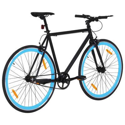vidaXL Bicykel s pevným prevodom čierno-modrý 700c 55 cm