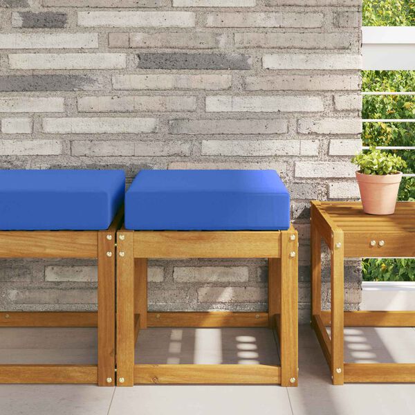 vidaXL Vank&uacute;&scaron; na vonkaj&scaron;ie sedenie Tyrkysov&aacute; 40 x 40 x 8 cm