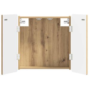 vidaXL Skriňa na terč ZWOLLE Dub artisan 52,5 x 10,5 x 57,5 cm