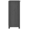 vidaXL Komoda sivá 70x35x80 cm borovicový masív