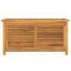 vidaXL Záhradný úložný box s vreckom 114x50x58 cm masívny teak