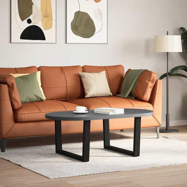 vidaXL Nohy konferenčn&eacute;ho stol&iacute;ka v tvare V, 2 ks, čierne, 70 x (42-43,3) cm, oceľov&eacute;