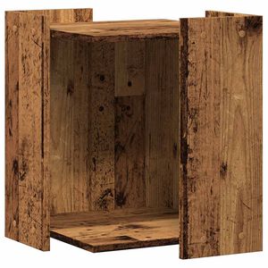 vidaXL Uzavret&yacute; box na stelivo star&eacute; drevo 42x42x51cm kompozitn&eacute; drevo