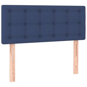vidaXL Čelo postele modr&yacute; 100x5x78/88 cm l&aacute;tka