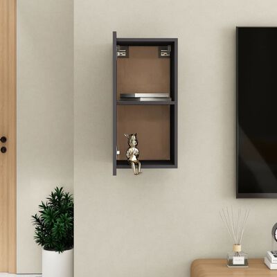 vidaXL TV skrinka, sivá 30,5x30x60 cm, kompozitné drevo