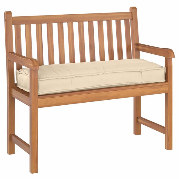 vidaXL Podložka B&eacute;žov&aacute; 110 x 40 x 8 cm Oxfordsk&aacute; l&aacute;tka