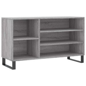 vidaXL Botn&iacute;k siv&yacute; dub sonoma 102x36x60 cm spracovan&eacute; drevo