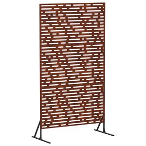 vidaXL Z&aacute;ves na zabezpečenie s&uacute;kromia 100 x 50 x 180 cm Hrdzav&yacute;