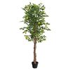 vidaXL Umel&yacute; citr&oacute;novn&iacute;k s 3 kmeňmi zelen&yacute; 180 cm PP