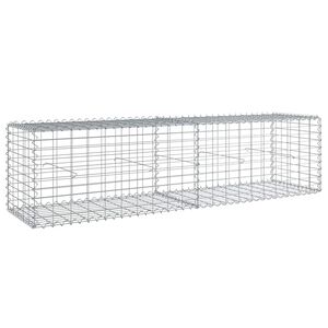 vidaXL Gabi&oacute;nov&yacute; k&ocirc;&scaron; s krytom 200x50x50 cm, pozinkovan&eacute; železo