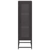 vidaXL Highboard Black 36x39x123 cm Oceľ valcovan&aacute; za studena