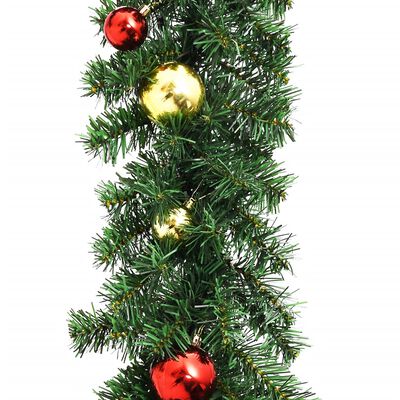 vidaXL Vianočná girlanda s ozdobami a LED svetielkami 20 m