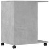 vidaXL Stojan na tlačiareň s kolieskami betónovosivý 60x40x68,5 cm