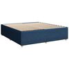 vidaXL Boxspring posteľ s matracom modr&aacute; 200x200 cm l&aacute;tka