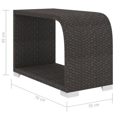 vidaXL 8-dielna záhradná sedacia súprava s vankúšmi čierna polyratanová