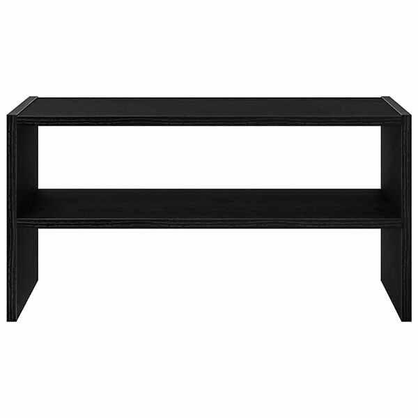 vidaXL Reg&aacute;l na top&aacute;nky stohovateľn&eacute; čierny dub 60x30x30,5 cm