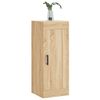 vidaXL Nástenná skrinka, dub sonoma 34,5x34x90 cm, kompozitné drevo