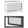 vidaXL Otočn&eacute; a sklopn&eacute; okno do suter&eacute;nu RISOR 100 x 70 cm PVC a sklo