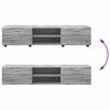 vidaXL Zostava TV skriniek FLORIN Siv&yacute; Sonoma Kompozitn&eacute; drevo