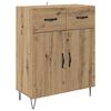 vidaXL Highboard Remeseln&yacute; dub 69,5 x 34 x 90 cm Kompozitn&eacute; drevo