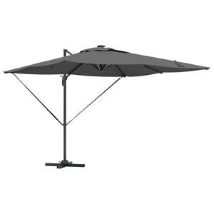 vidaXL Slnečn&iacute;k Antracit 286 x 284 x 270 cm Hlin&iacute;k a polyester