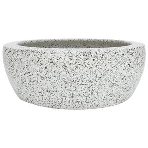 vidaXL Um&yacute;vadlo na dosku siv&eacute; okr&uacute;hle &Phi;41x14 cm keramick&eacute;