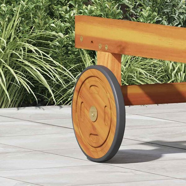 vidaXL Priestorov&eacute; koles&aacute; s kolesom 2 pcs Hned&aacute; 20.5 x 20.5 x 2 cm