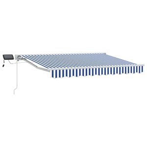 vidaXL Ručn&yacute; r&aacute;m mark&iacute;zy s LED Modr&aacute; a biela 2,5 x 2 m