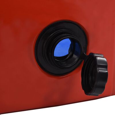 vidaXL Skladací bazén pre psov červená 120x30 cm PVC