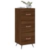 vidaXL Komoda hnedý dub 34,5x34x90 cm spracované drevo