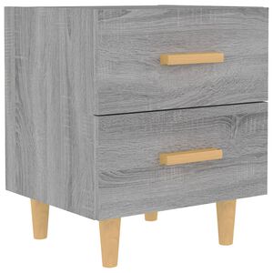 vidaXL Nočn&yacute; stol&iacute;k siv&yacute; dub sonoma 40x35x47,5 cm