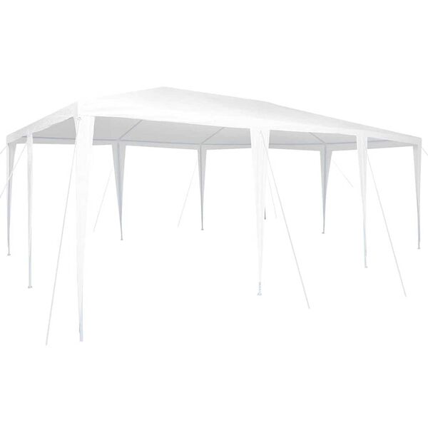 vidaXL Párty stan Biela 600 x 400 x 266 cm Polyetylén a oceľ
