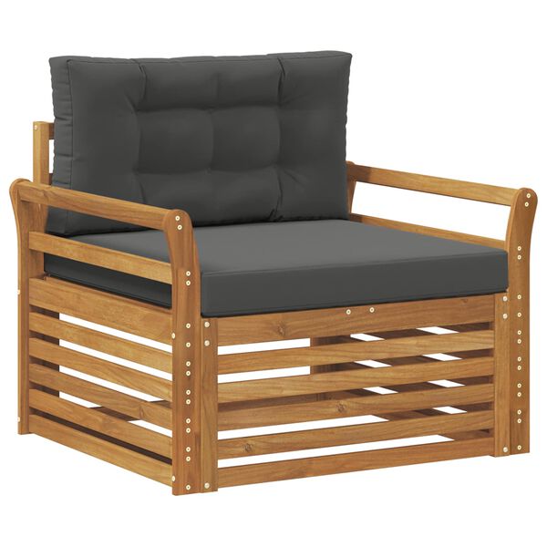 vidaXL Z&aacute;hradn&aacute; s&uacute;prava gaučov Mas&iacute;vne ak&aacute;ciov&eacute; drevo a polyester