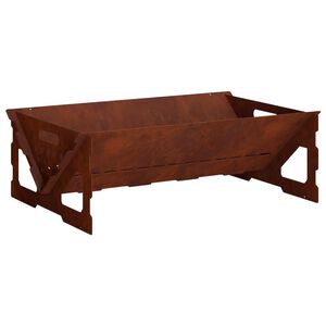 vidaXL Ohnisko Hrdzav&yacute; 60 x 40 x 20 cm Poveternostne odoln&aacute; oceľ