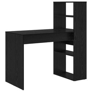 vidaXL St&ocirc;l Čierny dub Kompozitn&eacute; drevo 113 x 54 x 120 cm