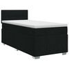 vidaXL Posteľ boxspring s matracom Čierna 90 x 200 cm L&aacute;tka