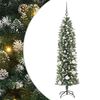 vidaXL Umel&yacute; chud&yacute; vianočn&yacute; strom Zelen&aacute; a biela 150 cm