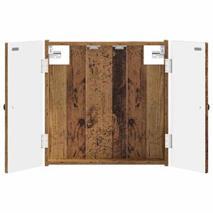 vidaXL Skriňa na terč BREDA Star&eacute; drevo 52,5 x 10,5 x 53,5 cm