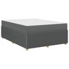 vidaXL R&aacute;m postele s matracom s matracmi Tmavo &scaron;ed&aacute; 160 x 200 cm l&aacute;tka