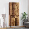 vidaXL Highboard Star&eacute; drevo 69,5 x 34 x 180 cm Kompozitn&eacute; drevo