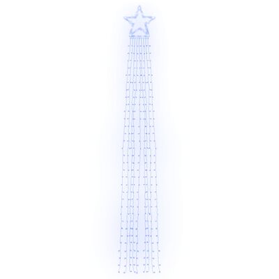 vidaXL Svetlo na vianočný stromček 320 LED modré 375 cm