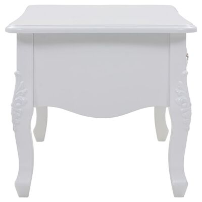 vidaXL Konferenčný stolík 100x50x46 cm biely