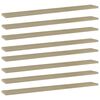 vidaXL Pr&iacute;davn&eacute; police 8 ks, dub sonoma 80x10x1,5 cm, drevotrieska