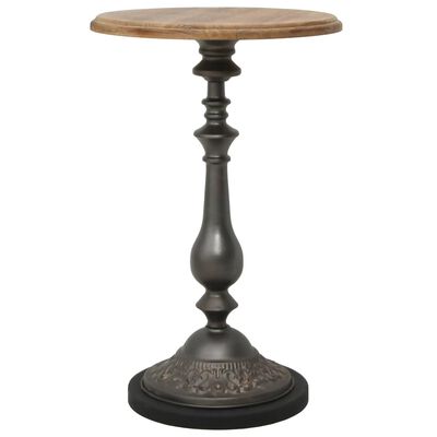 vidaXL Koncový stolík z jedľového dreva 40x64 cm hnedý