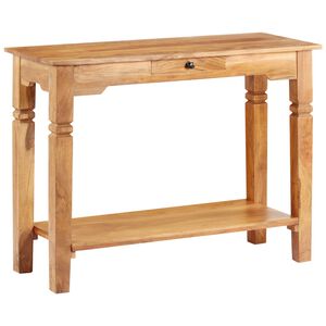 vidaXL Konzolov&yacute; stol&iacute;k 100x40x76 cm mas&iacute;vne ak&aacute;ciov&eacute; drevo