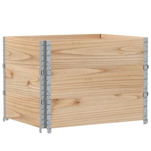 vidaXL Paletov&eacute; ohr&aacute;dky 3 ks 80x60 cm borovicov&yacute; mas&iacute;v
