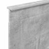 vidaXL Zadné čelo s čelnou doskou Betónová šedá 75 cm Kompozitné drevo