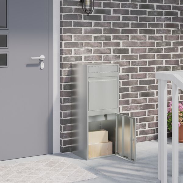 vidaXL Schr&aacute;nka na bal&iacute;ky Čierna 41 x 38 x 103 cm Pozinkovan&aacute; oceľ